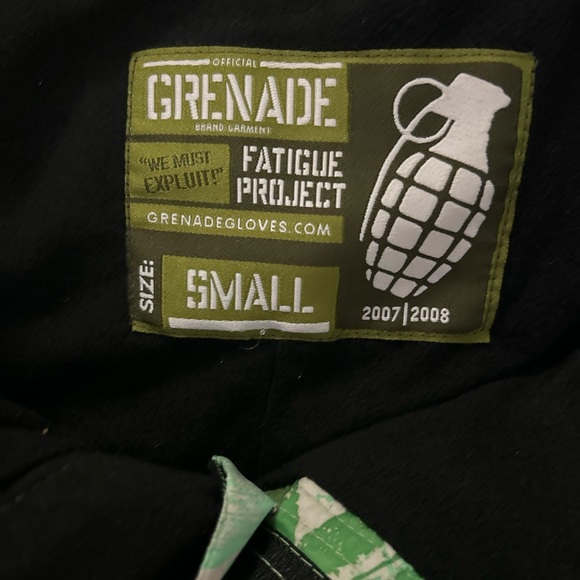 Grenade Insulated Ski Pants Winter Snow Waterproof Cargo Pocket Size Small - Picture 3 of 4